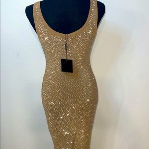 SHINY MIDI SEXY DRESS BRAND NEW
